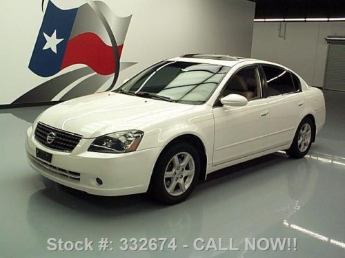 2006 nissan altima 2.5 sl auto sunroof htd leather 65k texas direct auto