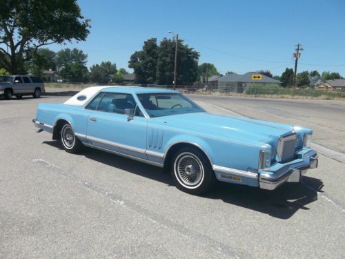 1979 lincoln continental mark-v true survivor original miles unmolested car