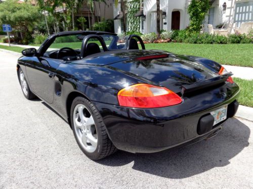 Florida clean carfax 02 boxster convertible 2.7l 5-speed alpine cd no reserve !!