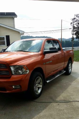 2012 ram 1500 sport crew pickup 4dr 5.7l, rebuilt title, no reserve, 10k miles