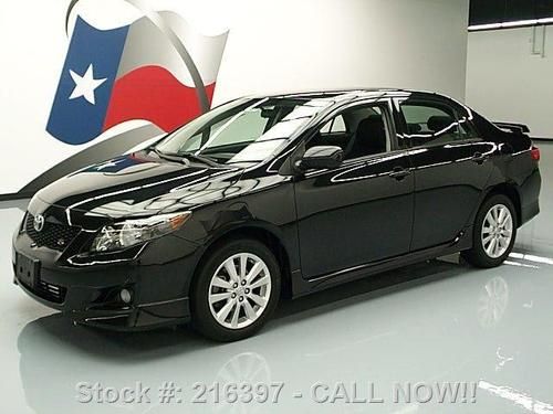 2010 toyota corolla s auto spoiler ground effects 31k! texas direct auto