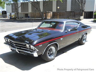 Frame-off restoation of a rust free california car. ss396 chevelle