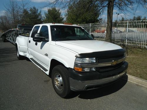 2001 chevy 3500 quad cab diesel w/07 kaufman 3car trailer included, money maker!