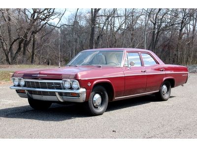 Original low mileage survivor documented 1965 belair 4-door - nice driver fun!