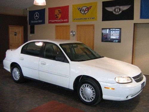 2002 chevy malibu 4 dr sedan auto cruise cd cloth service clean history report