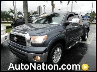 2008 toyota tundra 2wd truck dbl 5.7l v8 6-spd at sr5 leather one owner ! ! !