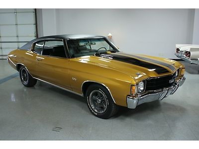 1972 chevelle ss coupe 454 cid v8 5 speed tremec total body off restoration