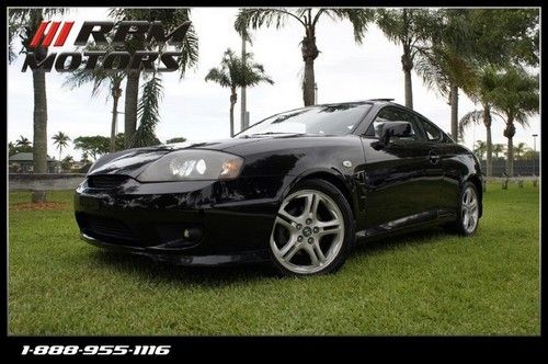 1 owner hyundai tiburon se 5-speed leather sunroof clean carfax &amp; warranty