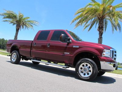 Ford f350 super duty crew cab xlt 4x4 powerstroke diesel leather alloy wheels