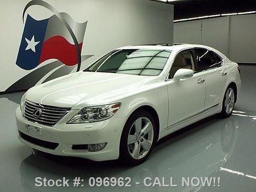 2010 lexus ls460 comfort sunroof nav rear cam 19's 66k texas direct auto