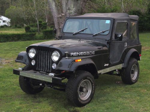 1976,cj5 renegade sport utility 2-door 304 v8 3speed