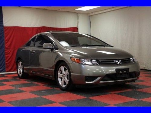 2007 honda civic ex coupe sunroof manual 5-speed financing carfax