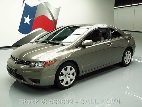 2008 honda civic lx coupe 5-speed cruise control 79k mi texas direct auto