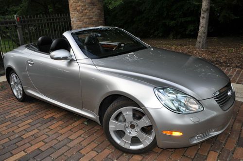 2007 lexus sc430 hard/conv.4.3 v8/leather/navi/heated/sensors/18's/rebuilt