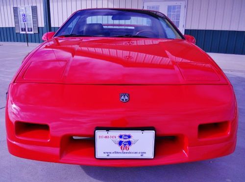 1987 red pontiac fiero gt - the one to own and drive