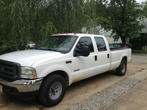 Ford f-350 diesel work truck crew cab f350