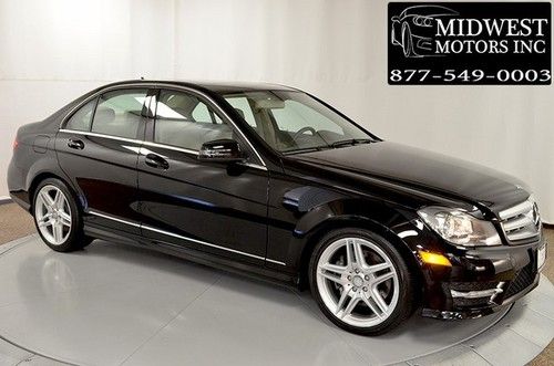 2013 mercedes benz c300 4matic black multimedia pkg navigation premium amg