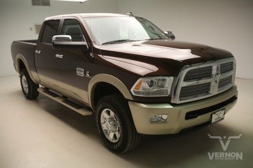 2013 laramie longhorn crew 4x4 navigation sunroof leather heated cummins diesel