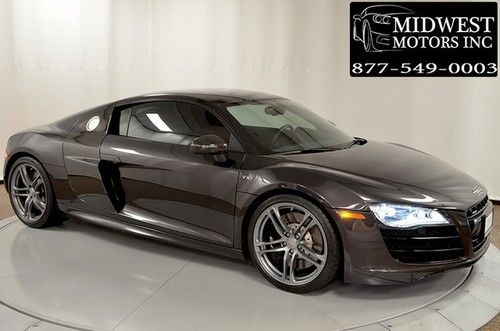 2011 audi r8 5.2l v10 titanium pkg carbon fiber blades enhanced leather pkg