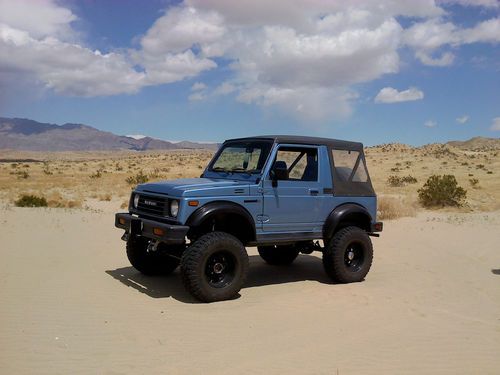 Suzuki samurai jx 1986 4x4 yj spring over suspension 1.6l 16 valve motor