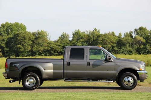 2003 ford f350 crew drw xlt 7.3l diesel 6-speed 86k miles 4x4 mint no reserve