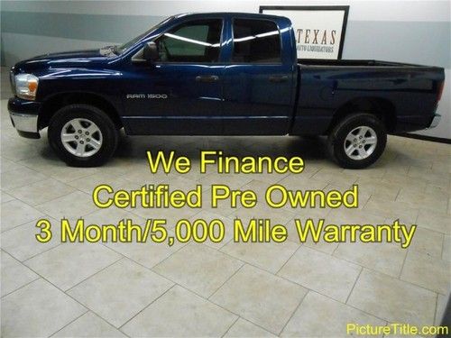 06 ram 1500 slt 4x4 v8 auto crew cab warranty we finance texas truck