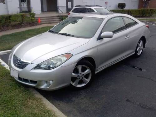 Camry solara silver no reserve 81k miles se clean 1 owner