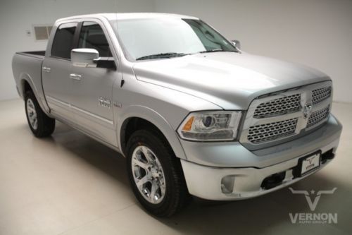 2014 laramie crew 4x4 navigation sunroof leather heated v8 hemi uconnect voice