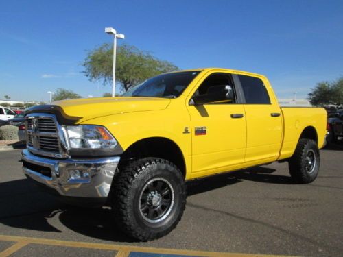 2011 4x4 4wd lifted cummins turbo diesel yellow automatic miles:33k crew cab