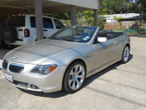 2006 bmw 650i conertible - 37,000miles - by owner