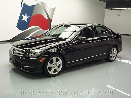 2011 mercedes-benz c300 sport p1 4matic/awd sunroof nav texas direct auto