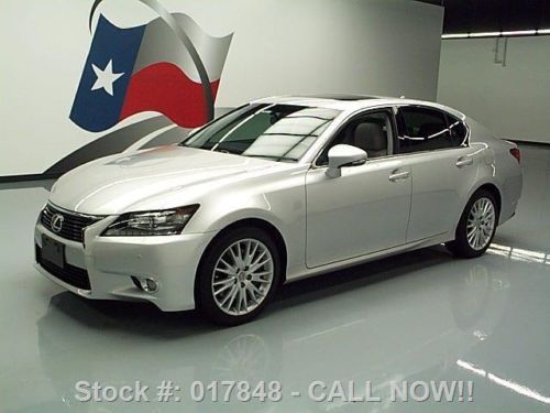 2013 lexus gs350 sunroof nav rear cam vent seats 19k mi texas direct auto