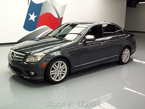 2009 mercedes-benz c300 sport sedan sunroof nav 59k mi texas direct auto