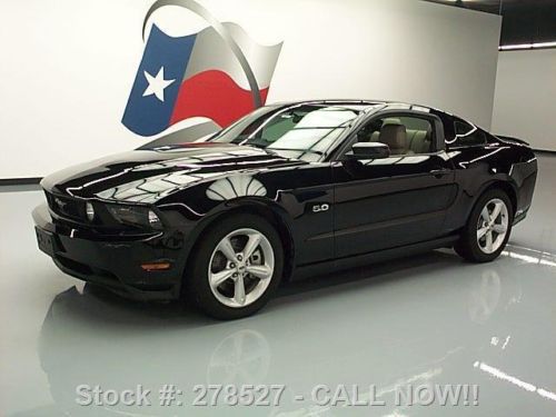 2012 ford mustang gt 5.0 6-speed leather spoiler 16k mi texas direct auto