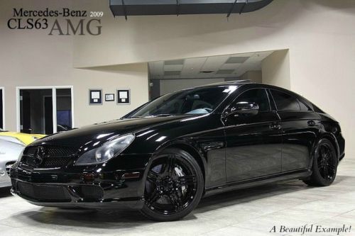 2009 mercedes benz cls63 amg $104k+msrp *blacked out* fully optioned navigation!