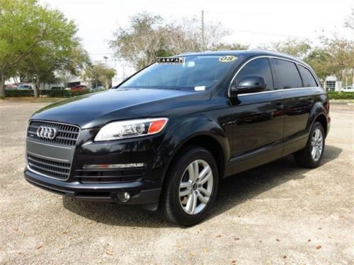 Audi q7 premium 91k mi one owner awd v6 dvd navi rear cam heated leather sunroof