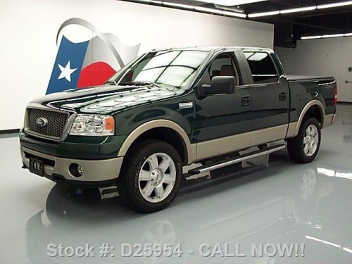 2007 ford f-150 lariat crew 4x4 leather 20&#034; wheels 25k texas direct auto