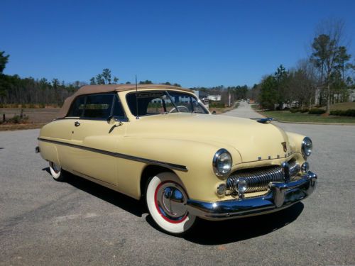 1949 mercury 8 convertible rare factory overdrive  from museum show quality look