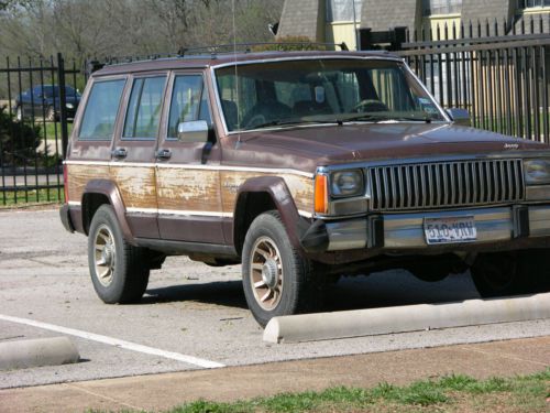 Restoration project car1984 jeep wagoneer limited sport utility 4-door 2.8l