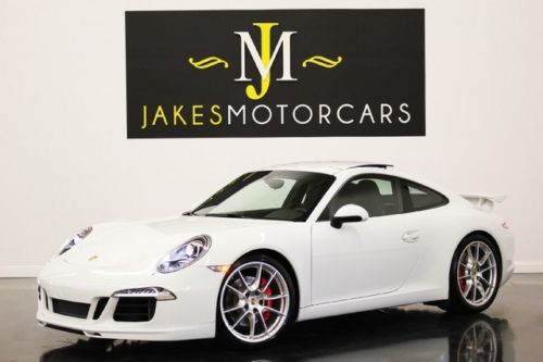 2013 carrera s aerokit cup pkg, $126k msrp, only 4k miles, white/black, pristine