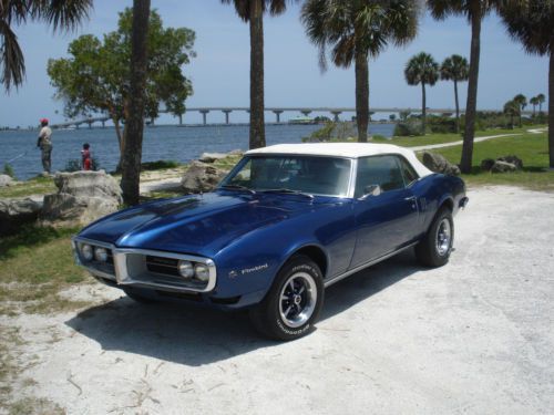 1968 pontiac firebird base convertible 2-door 5.7l