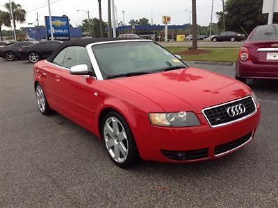 Audi s4 cabriolet 2 dr convertible manual gasoline 4.2l v8 sfi dohc 40v brillian