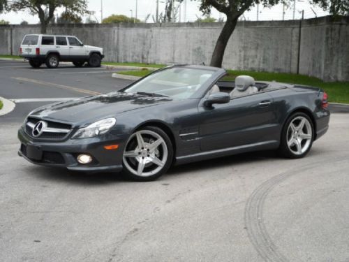 2009 merceded benz sl550, amg wheels, hardtop panoramic convertible, nav, cooled