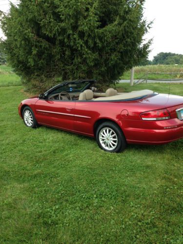 2001 chrysler sebring lxi convertible 2-door 2.7l