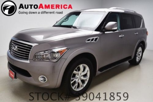 2013 infiniti qx56 4x4 14k mile rear ent. rearcam nav sunroof htd seat one owner