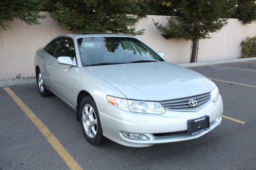 2003 toyota solara sle v6 coupe, automatic, leather, jbl 6cd, roof, tint,spoiler