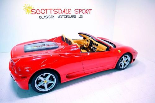 2002 ferrari 360 spider gated * only 10k miles...highly collectable gated shifte