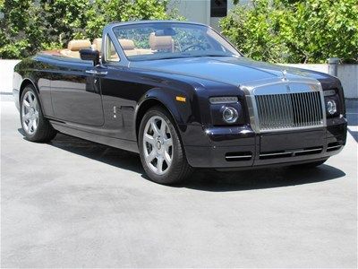 2009 drophead convertible blue velvet