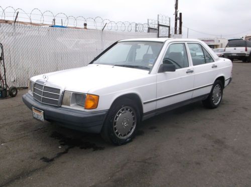 1986 mercedes 190e, no reserve