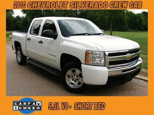 2010 chevrolet silverado 1500 2wd crew cab lt texas one owner low miles